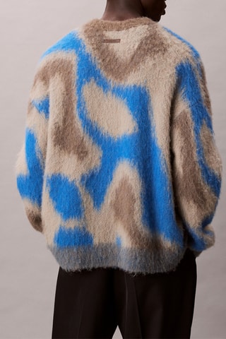 Pull en laine et alpaga - Ciel
