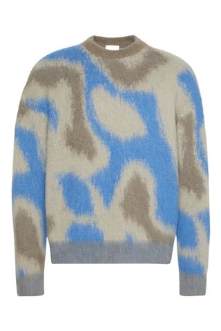 Pull en laine et alpaga - Ciel