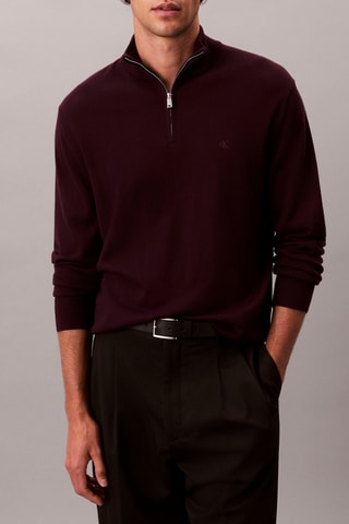 Pull en mérinos - Bordeaux