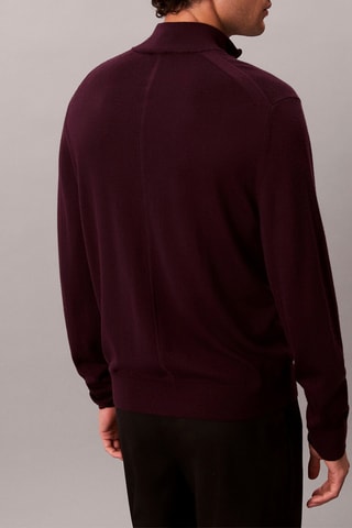 Pull en mérinos - Bordeaux