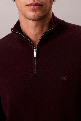 Pull en mérinos - Bordeaux