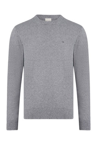 Pull en coton biologique - Gris chiné