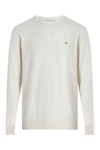 Pull en coton biologique et soie - Blanc