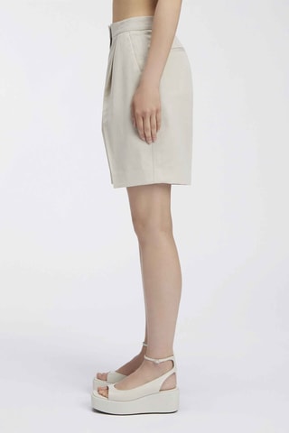Bermuda en lin - Beige