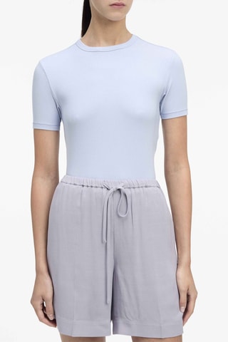 T-shirt slim - Ciel