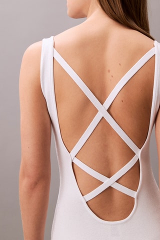 Robe fourreau - Blanc