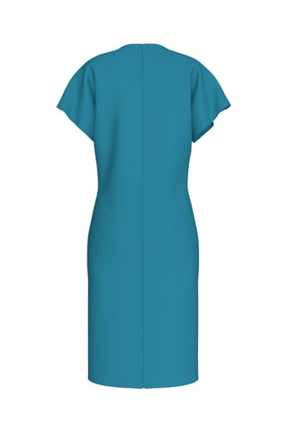 Robe droite - Bleu pétrole