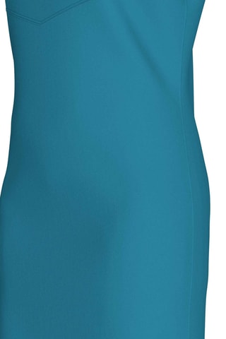 Robe droite - Bleu pétrole