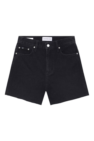 Short en jean - Noir