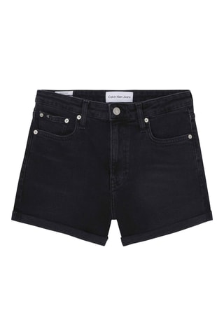 Short en jean - Noir