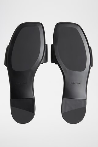 Mules en cuir - Noir