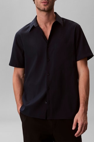 Chemise regular - Bleu foncé