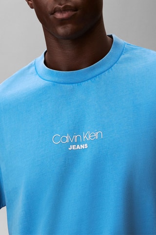 T-shirt regular - Bleu