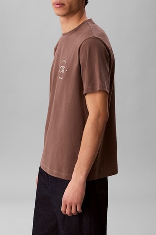 T-shirt relaxed - Marron
