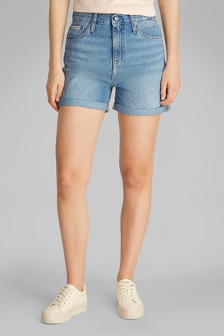 Short mom en jean - Bleu clair