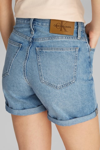 Short mom en jean - Bleu clair