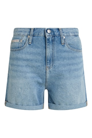 Short mom en jean - Bleu clair