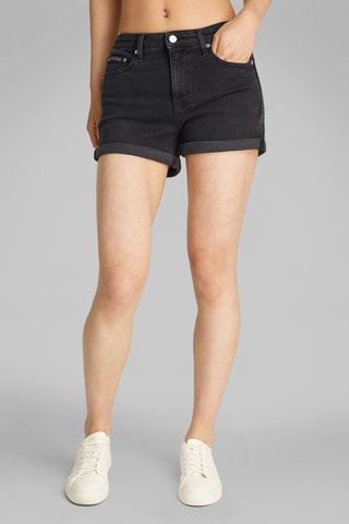 Short en jean - Noir