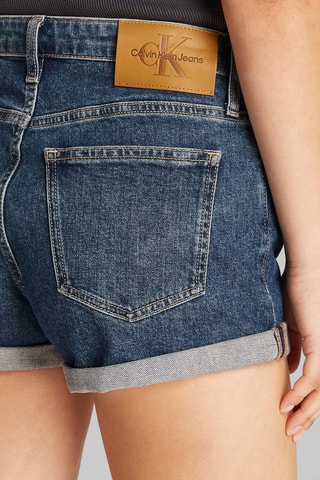 Short en jean mom - Bleu foncé