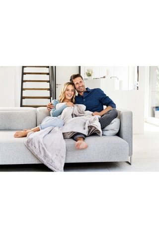 Zachte XXL Fleece Verwarmingsdeken 200 x 150 cm