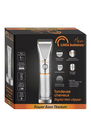 Tondeuse Power Base Titanium