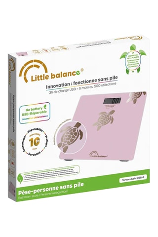 Pèse-personne numérique c-Tortues - Jusqu'à 180 kg