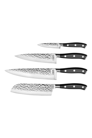 4 Roestvrijstalen Messen 5Cr15MoV Carbon