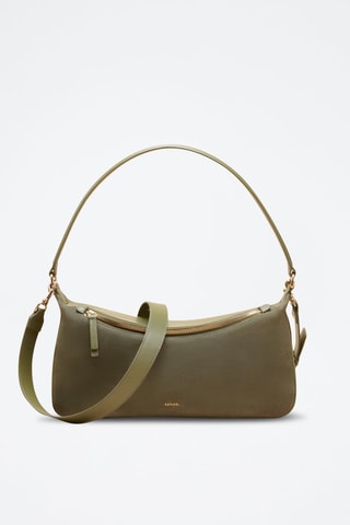 Bolso de piel Axelle  - Verde