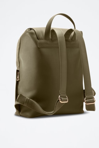 Mochila de piel Lola  - Verde