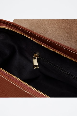 Bolso de piel Astrid  - Marrón