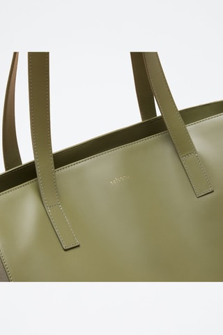 Bolso shopper de piel Lison  - Verde