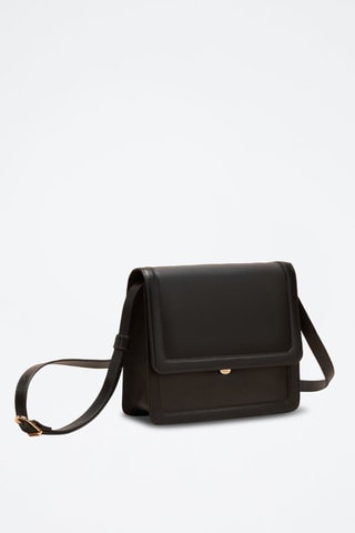 Bandolera de piel Anita  - Negro