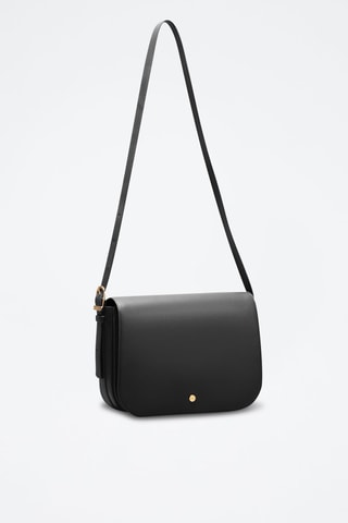 Bandolera de piel Adèle  - Negro