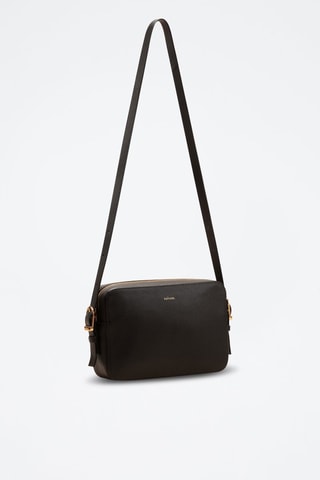 Bandolera de piel Agathe  - Negro