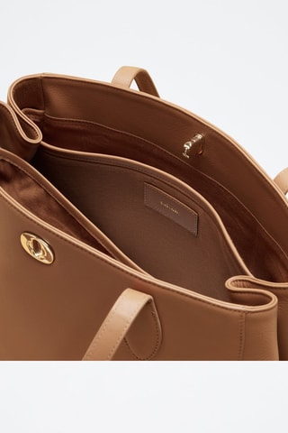 Bolso de piel Camille  - Marrón