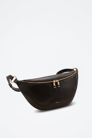 Riñonera de piel Cora  - Negro