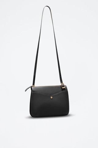 Bandolera de piel Irma  - Negro