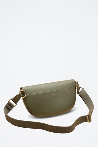 Riñonera de piel Claudia  - Verde