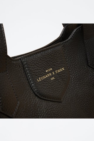 Bolso de piel Héloïse  - Negro