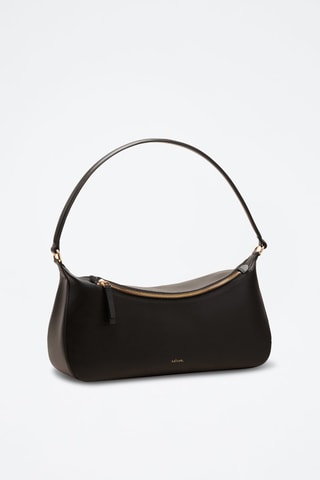Bolso de piel Axelle  - Negro