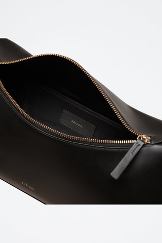 Bolso de piel Axelle  - Negro