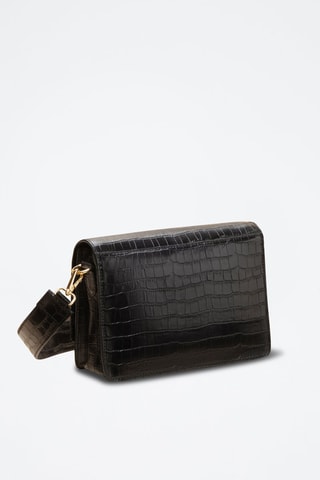 Bolso de piel Bella  - Negro