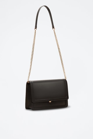 Bandolera de piel Hélène  - Negro