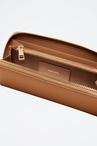 Cartera de piel Maya  - Marrón