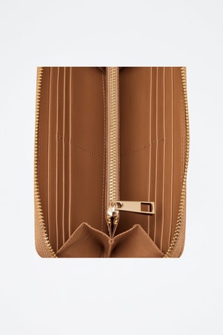Cartera de piel Maya  - Marrón