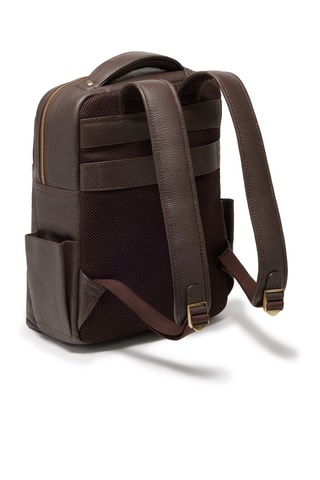 Mochila de piel Henry - Marrón
