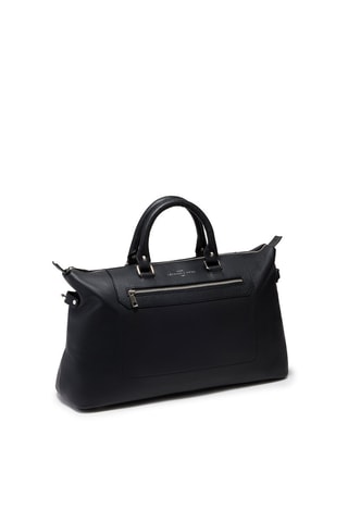 Bolsa de viaje de piel Louis - Negro