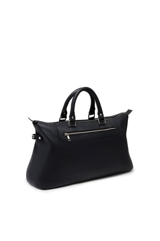 Bolsa de viaje de piel Louis - Negro