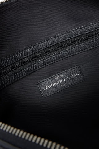 Bolsa de viaje de piel Louis - Negro