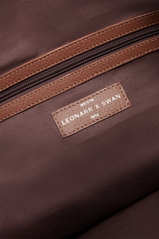 Bolsa de viaje de piel Louis - Marrón